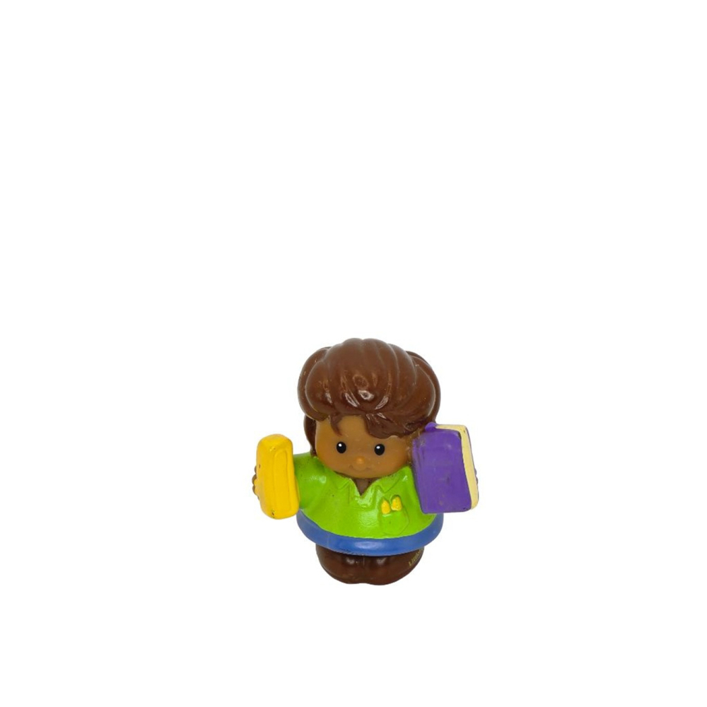 Girls Little People Action Figure Brown Green One Size